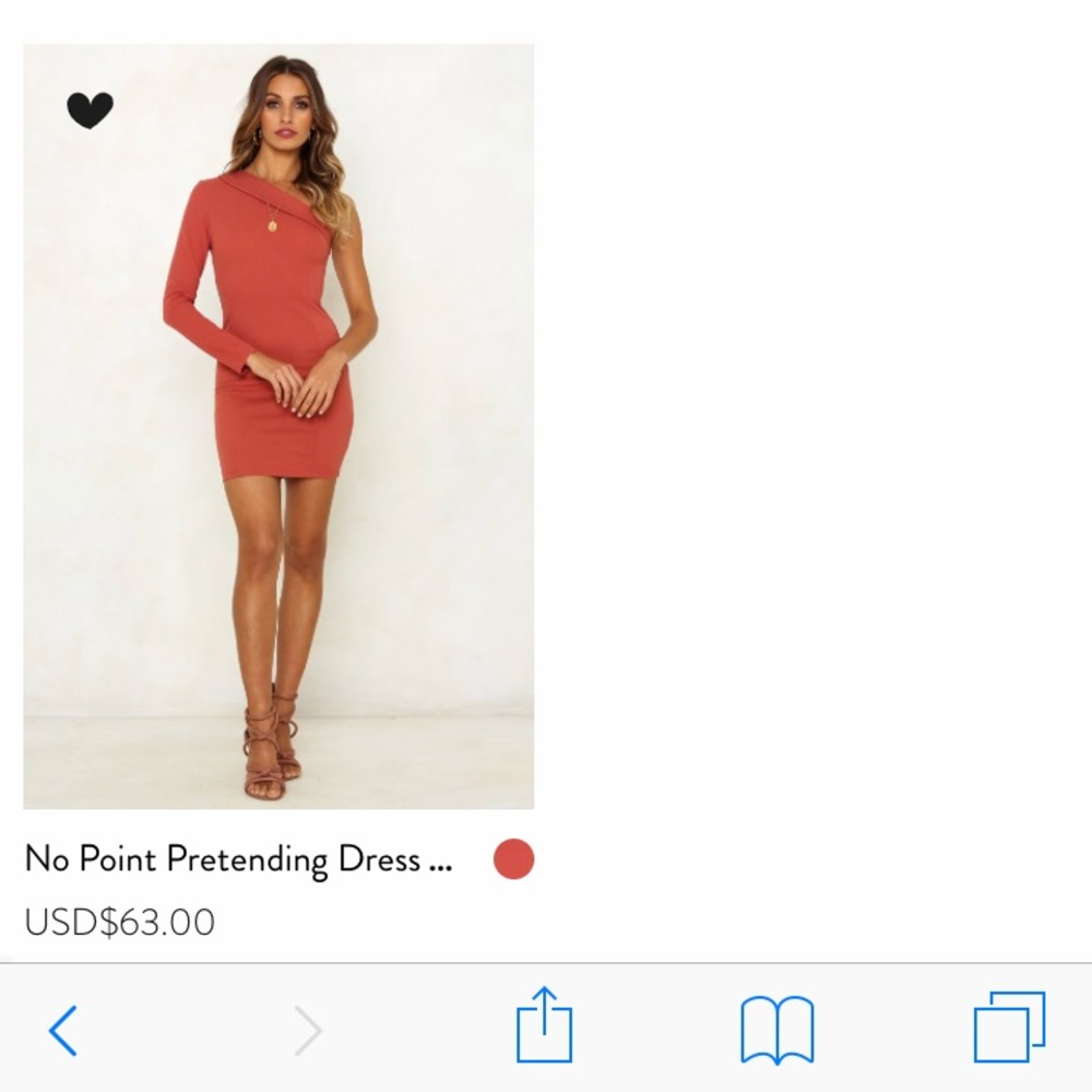 Asymmetrical dress
